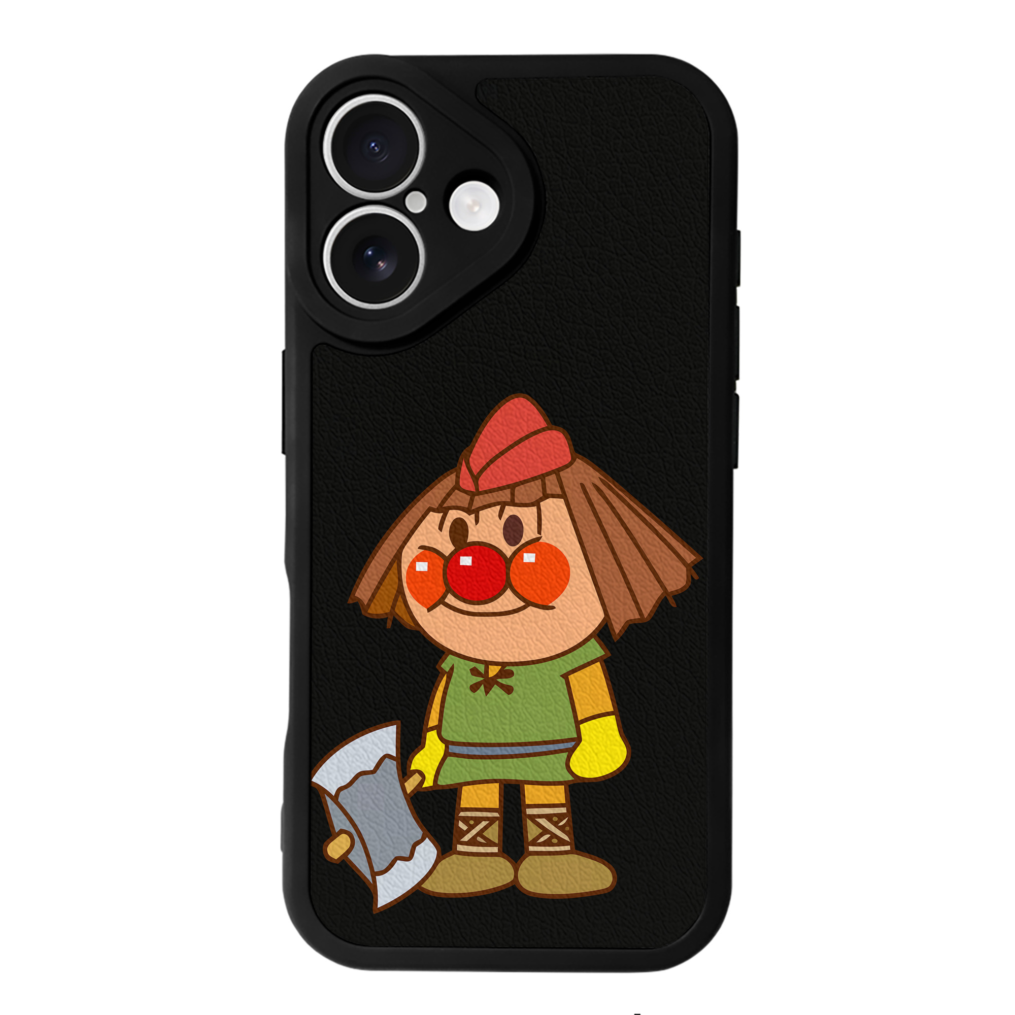 （画像用） アンパンマン Anpanman 【iPhone 16シリーズ対応】シリコンスマホケース（レザー調） 材質：シリコン